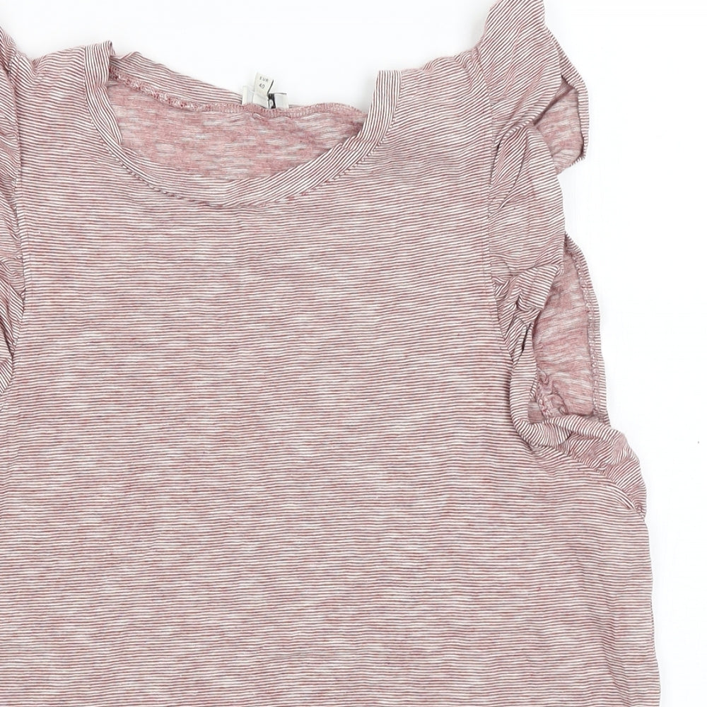 Womens UK Size 14 River Island Red Basic Tank