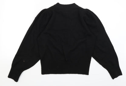 Womens UK Size M H&M Black Pullover Jumper