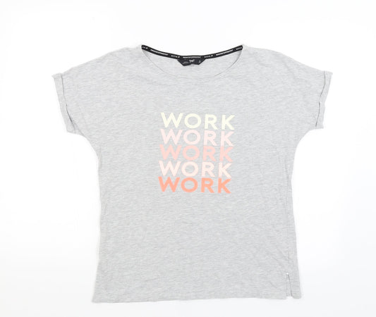 F&F Womens Grey   Basic T-Shirt Size S