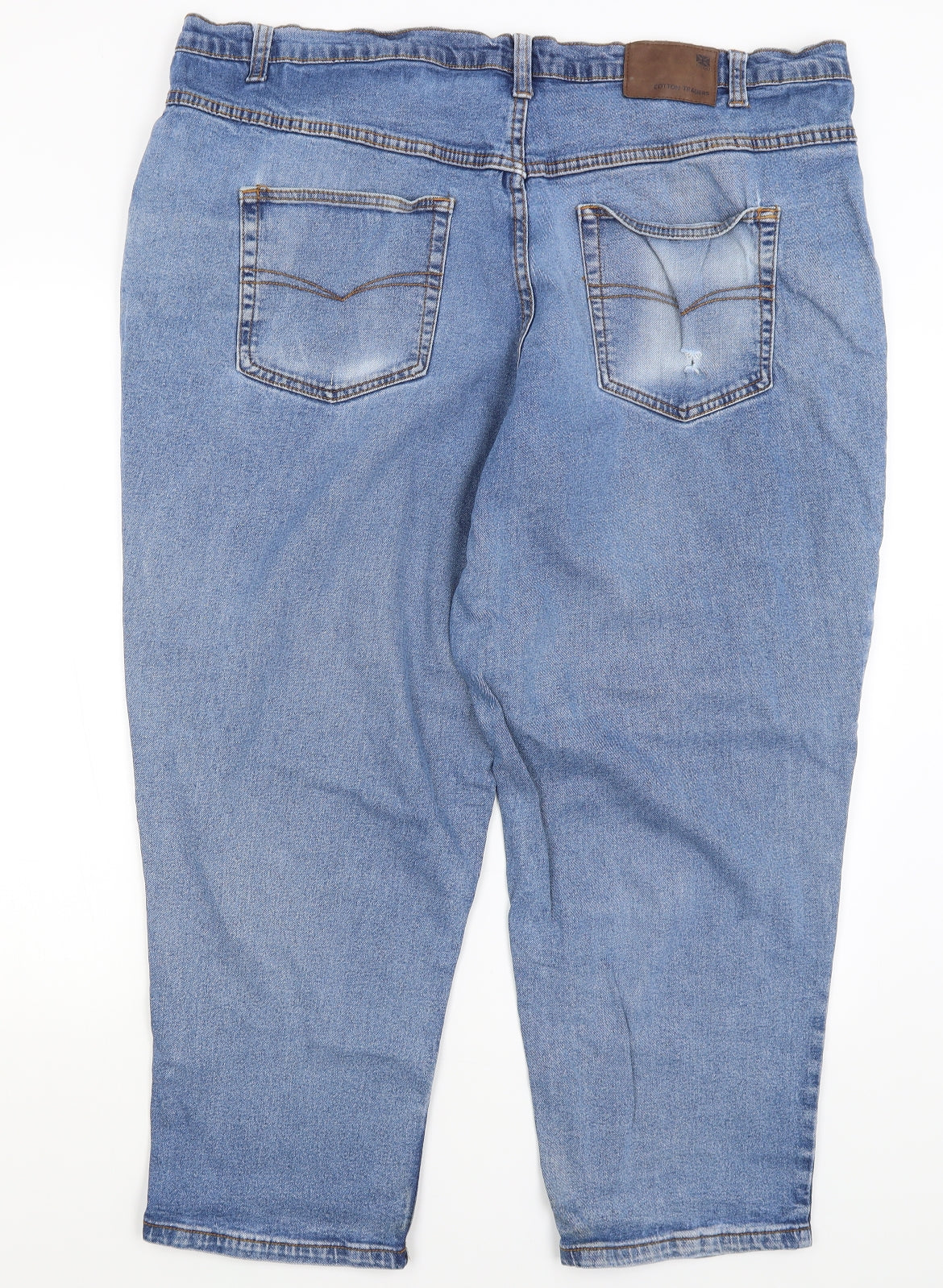 Cotton Traders Womens Blue   Straight Jeans Size 44 L26 in