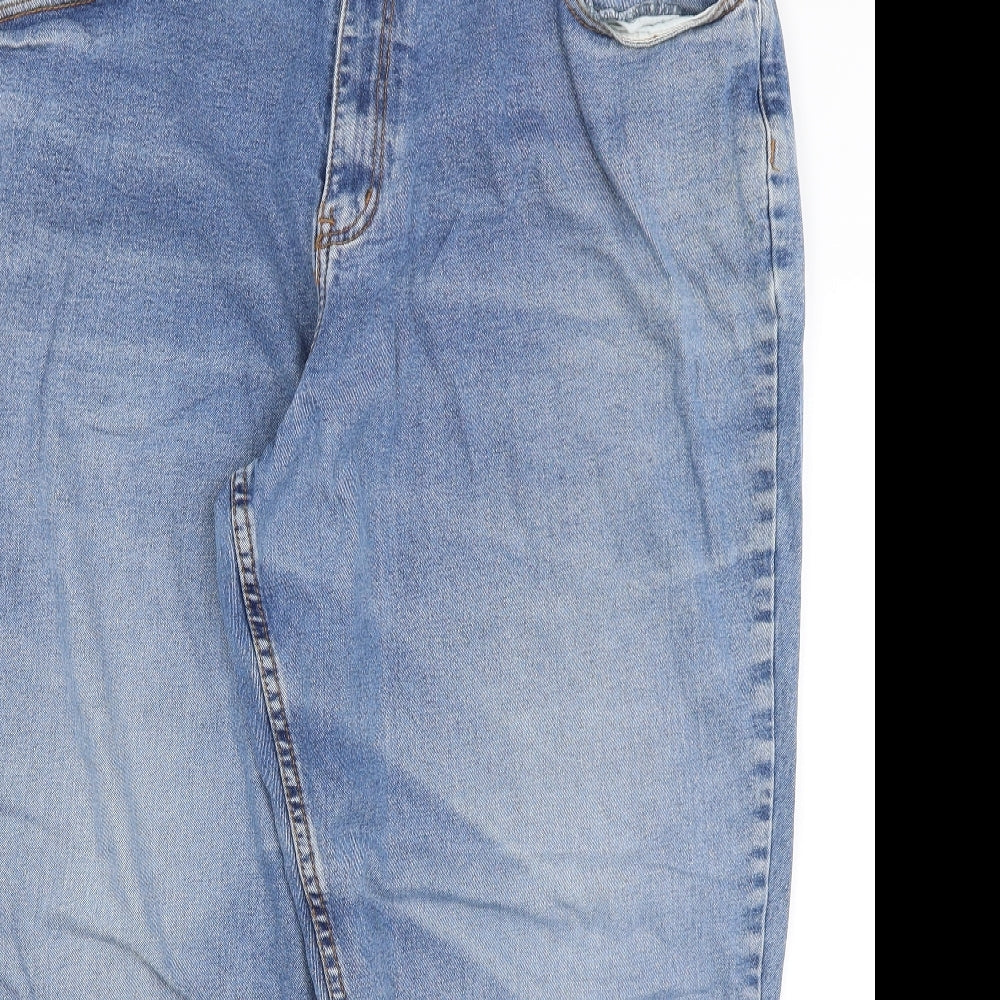 Cotton Traders Womens Blue   Straight Jeans Size 44 L26 in