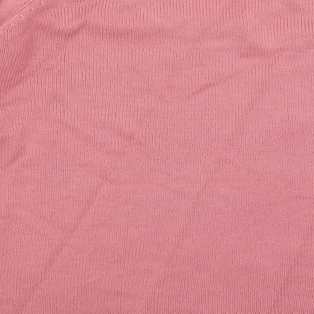 Womens UK Size S Bonmarche Pink Pullover Jumper