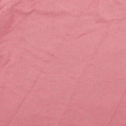 Womens UK Size S Bonmarche Pink Pullover Jumper