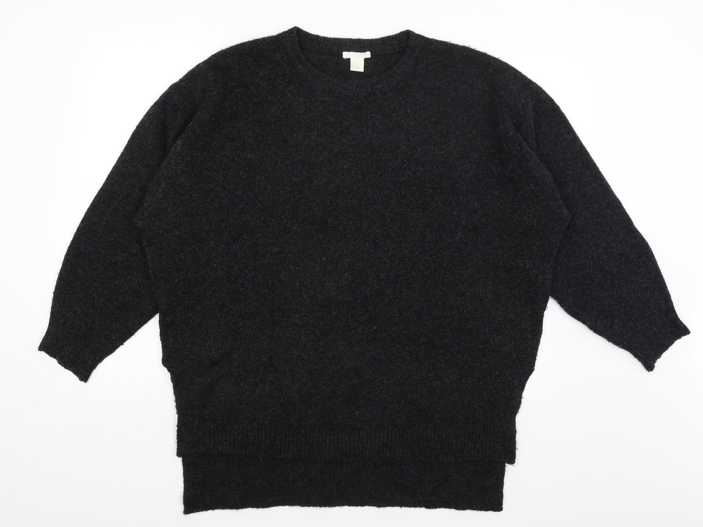 H&M Mens Black   Pullover Jumper Size M