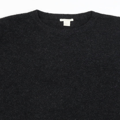 H&M Mens Black   Pullover Jumper Size M