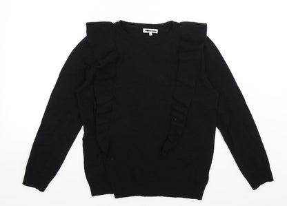 Womens UK Size 16 Preworn Black Pullover Jumper