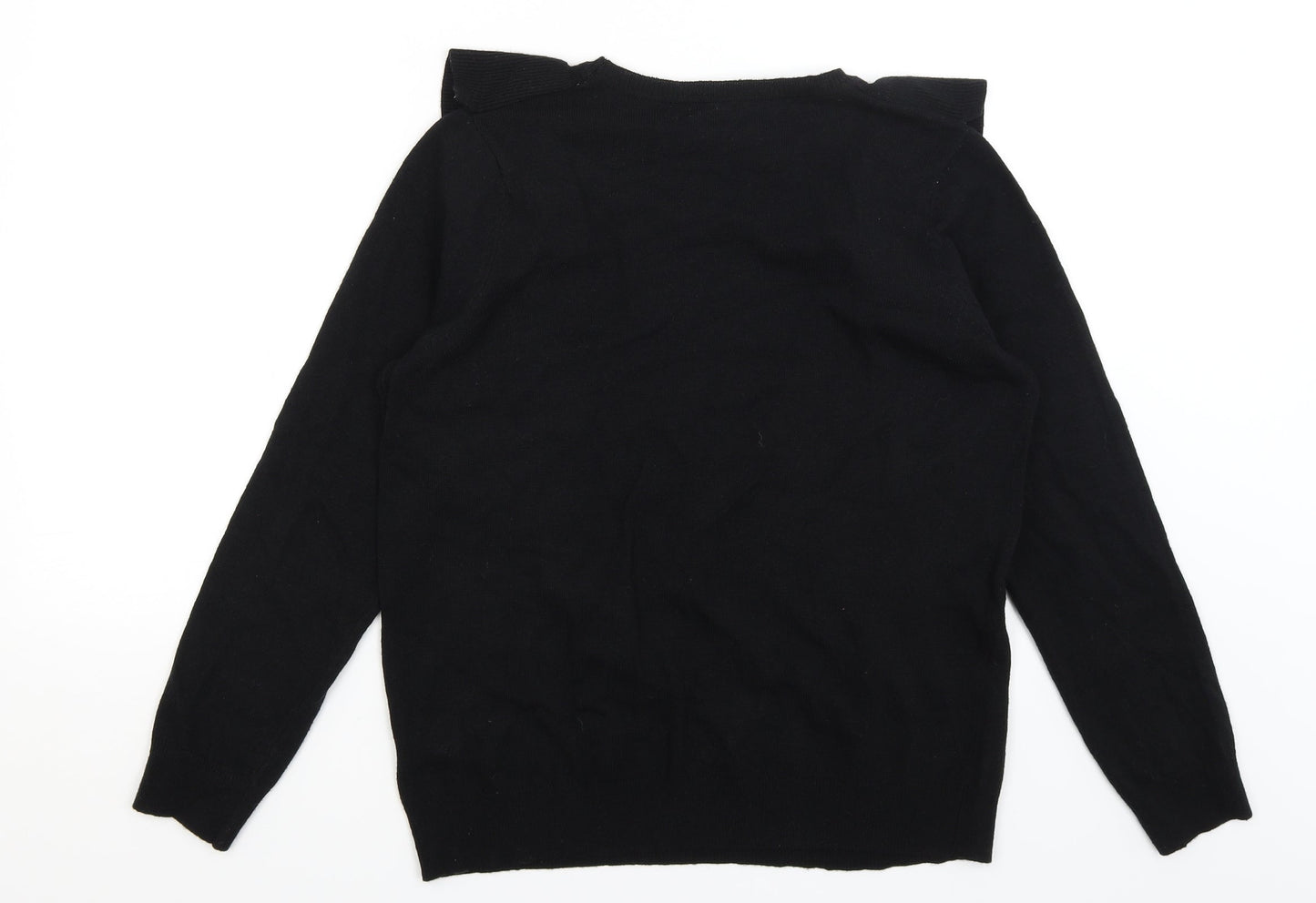 Womens UK Size 16 Preworn Black Pullover Jumper