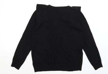 Womens UK Size 16 Preworn Black Pullover Jumper