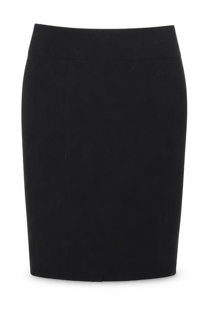 Front view of Express Design Studio women’s black straight & pencil skirt, size M