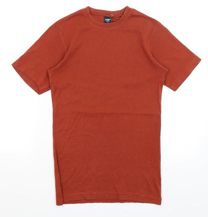 Mens UK Size XS Cotton Traders Brown  T-Shirt