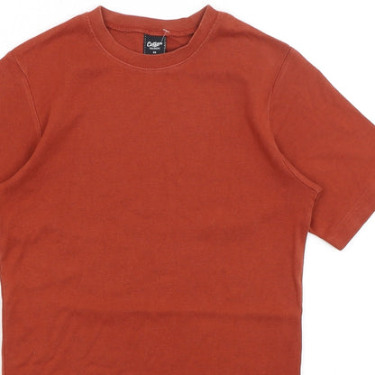 Mens UK Size XS Cotton Traders Brown  T-Shirt