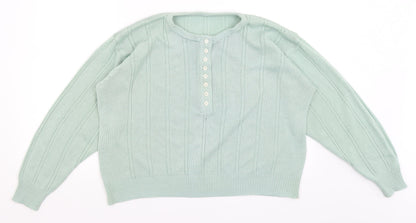 Preworn Womens Green   Pullover Jumper Size M