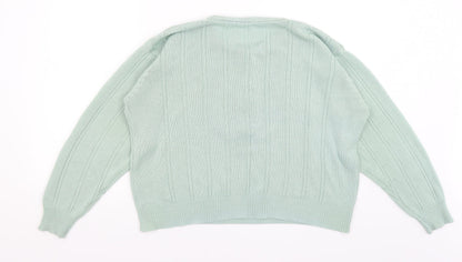 Preworn Womens Green   Pullover Jumper Size M