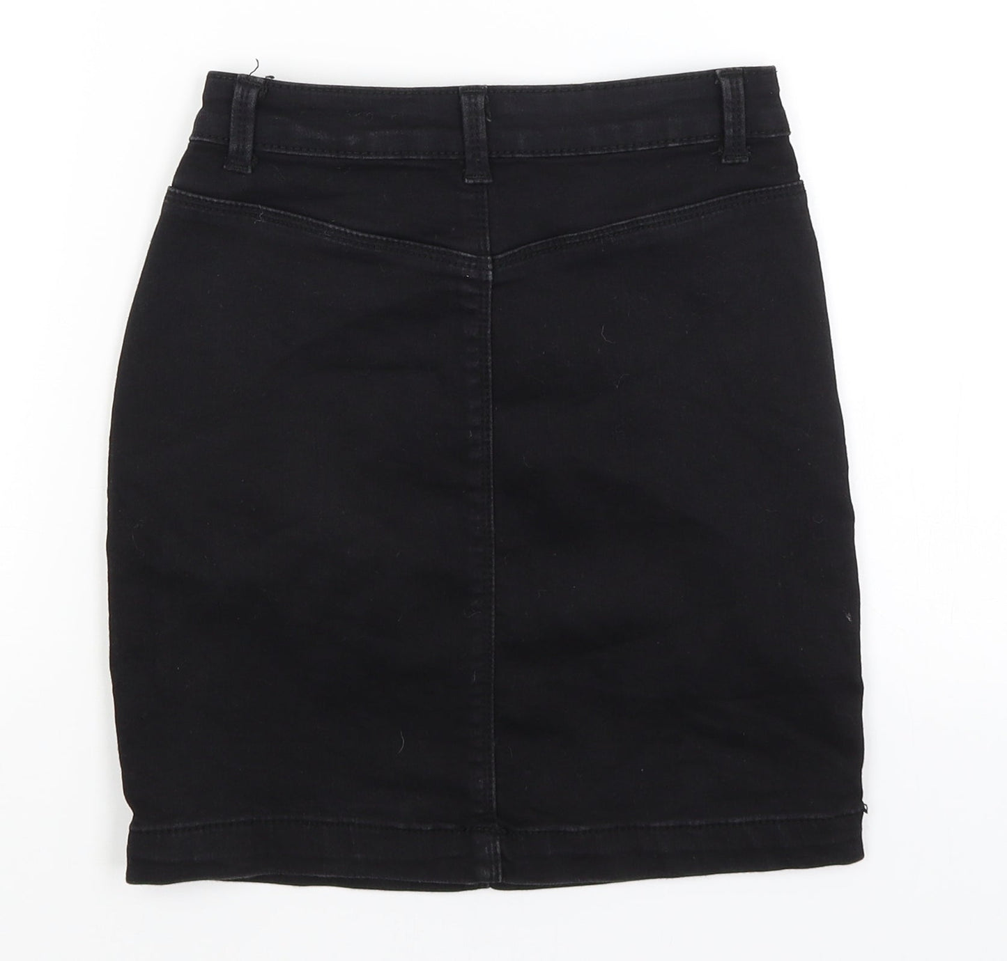 Missguided Womens Black   A-Line Skirt Size 8