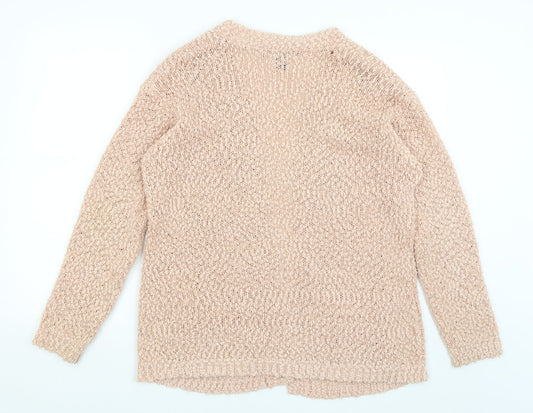 FOREVER 21 Womens Pink   Cardigan Jumper Size L