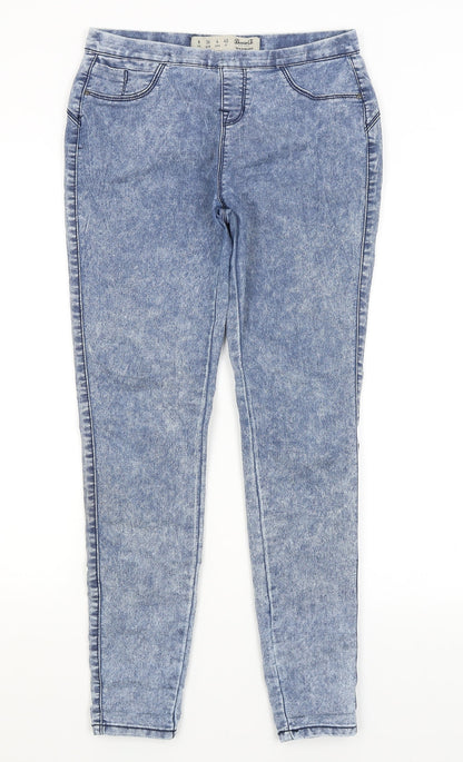 Denim Co Womens Blue   Skinny Jeans Size 8 L29 in