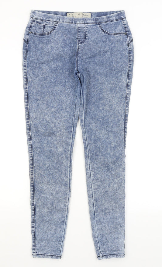 Denim Co Womens Blue   Skinny Jeans Size 8 L29 in