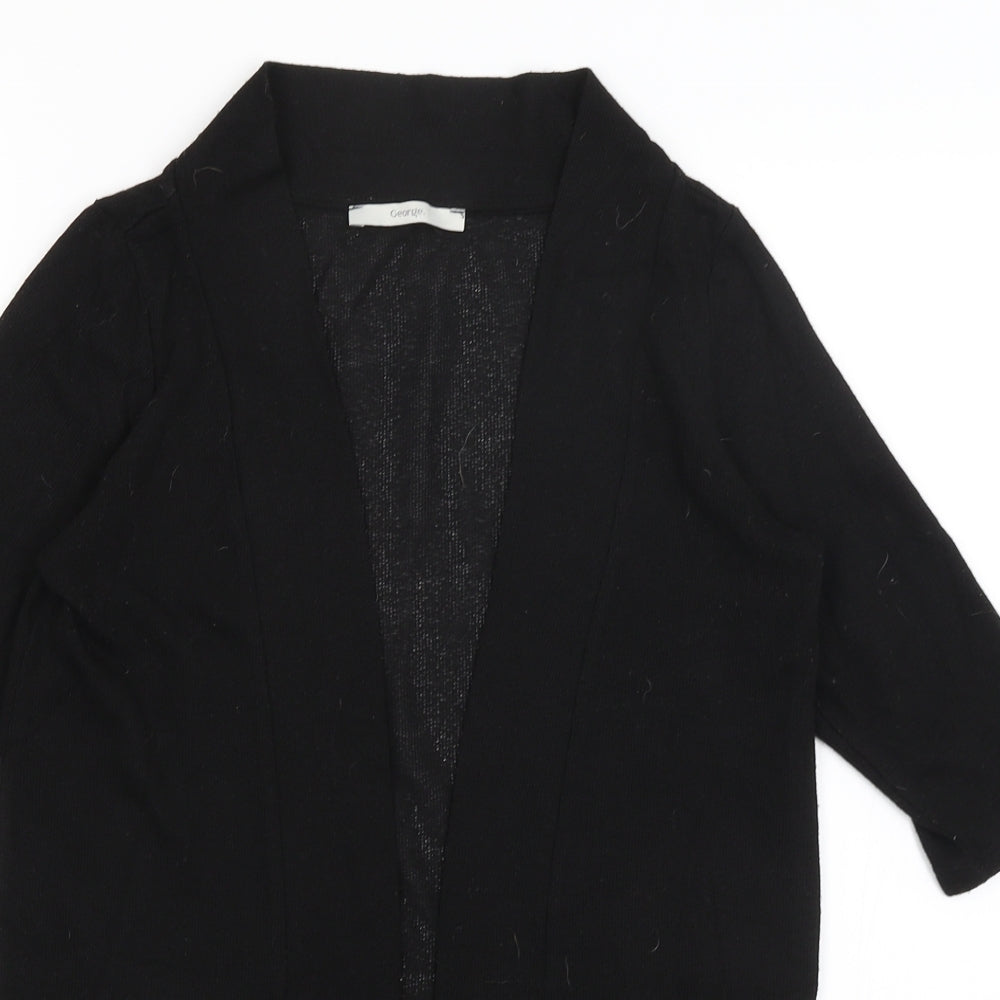 George Womens Black   Cardigan Jumper Size 8