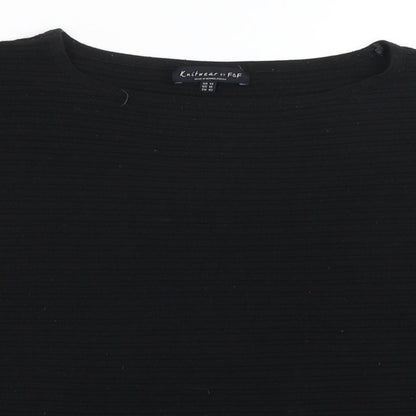 F&F Womens Black   Pullover Jumper Size 14