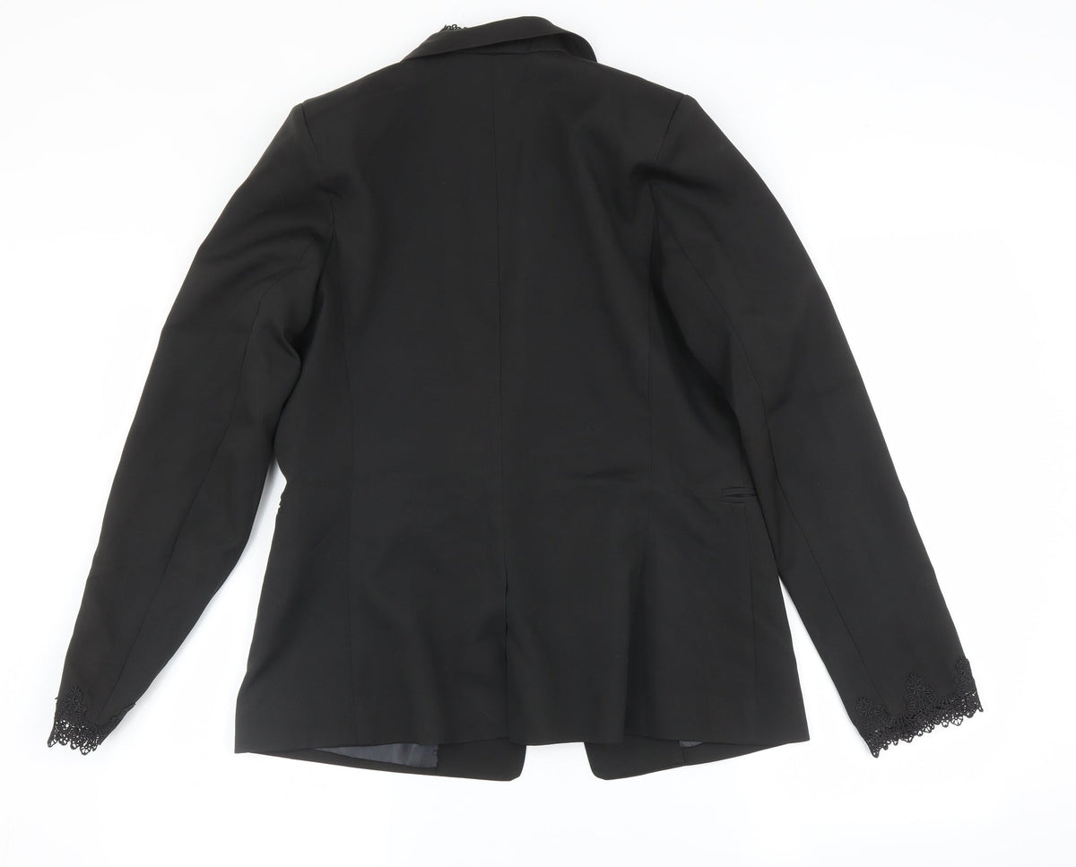 Studio Mouthy Womens Black   Jacket Blazer Size 10