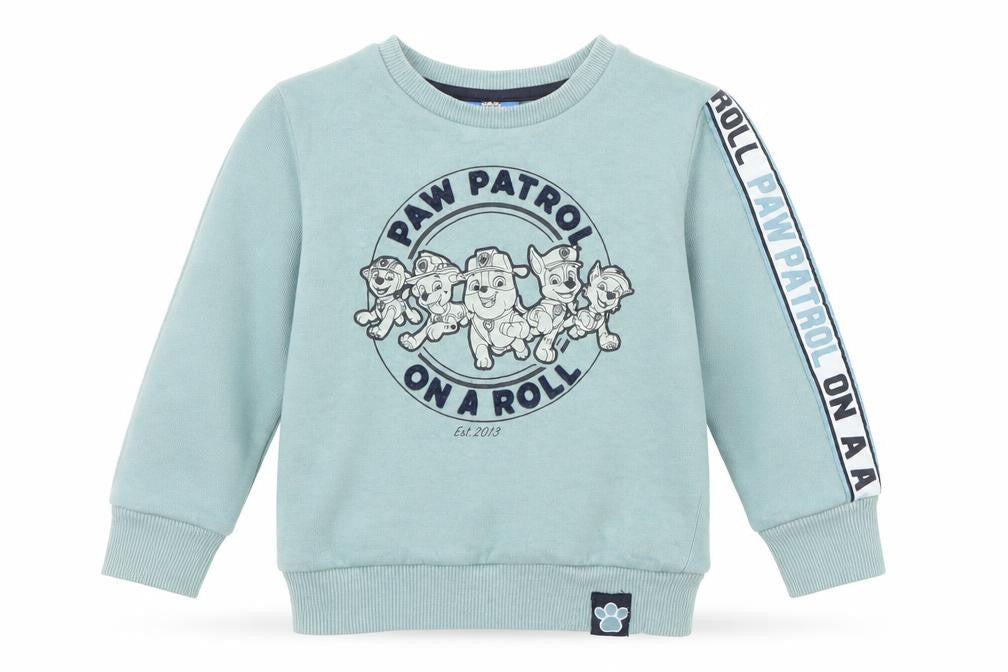 Front view of George Baby Blue jumper, size 12-18, Months - Paw Patrol