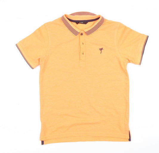 George Boys Orange   Basic Polo Size 9-10 Years