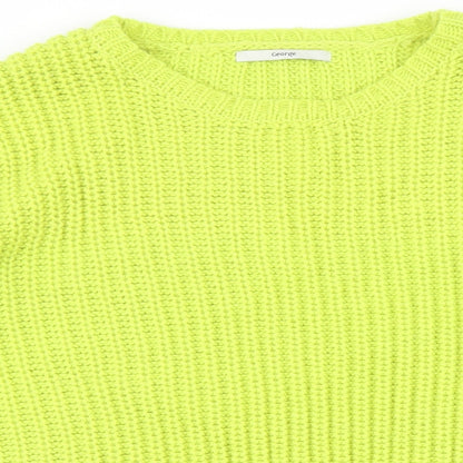 George Womens Green   Pullover Jumper Size L