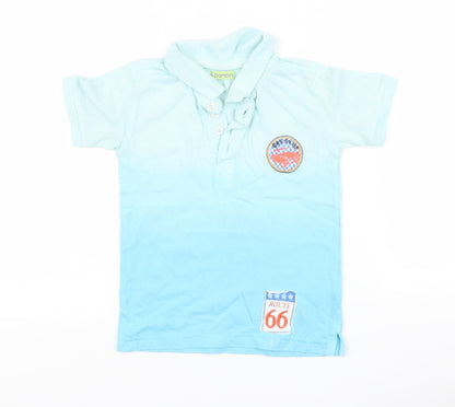 BHS Boys Blue   Basic Polo Size 2-3 Years