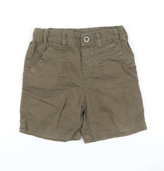 F&F Boys Brown   Cropped Trousers Size 18-24 Months