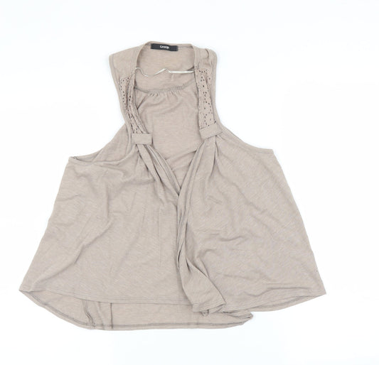 George Womens Beige   Cardigan Jumper Size 12