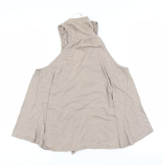 George Womens Beige   Cardigan Jumper Size 12