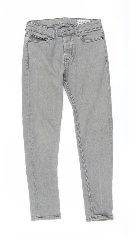 Denim & Co. Womens Grey   Skinny Jeans Size 28 L30 in