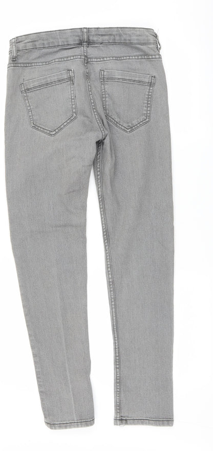 Denim & Co. Womens Grey   Skinny Jeans Size 28 L30 in