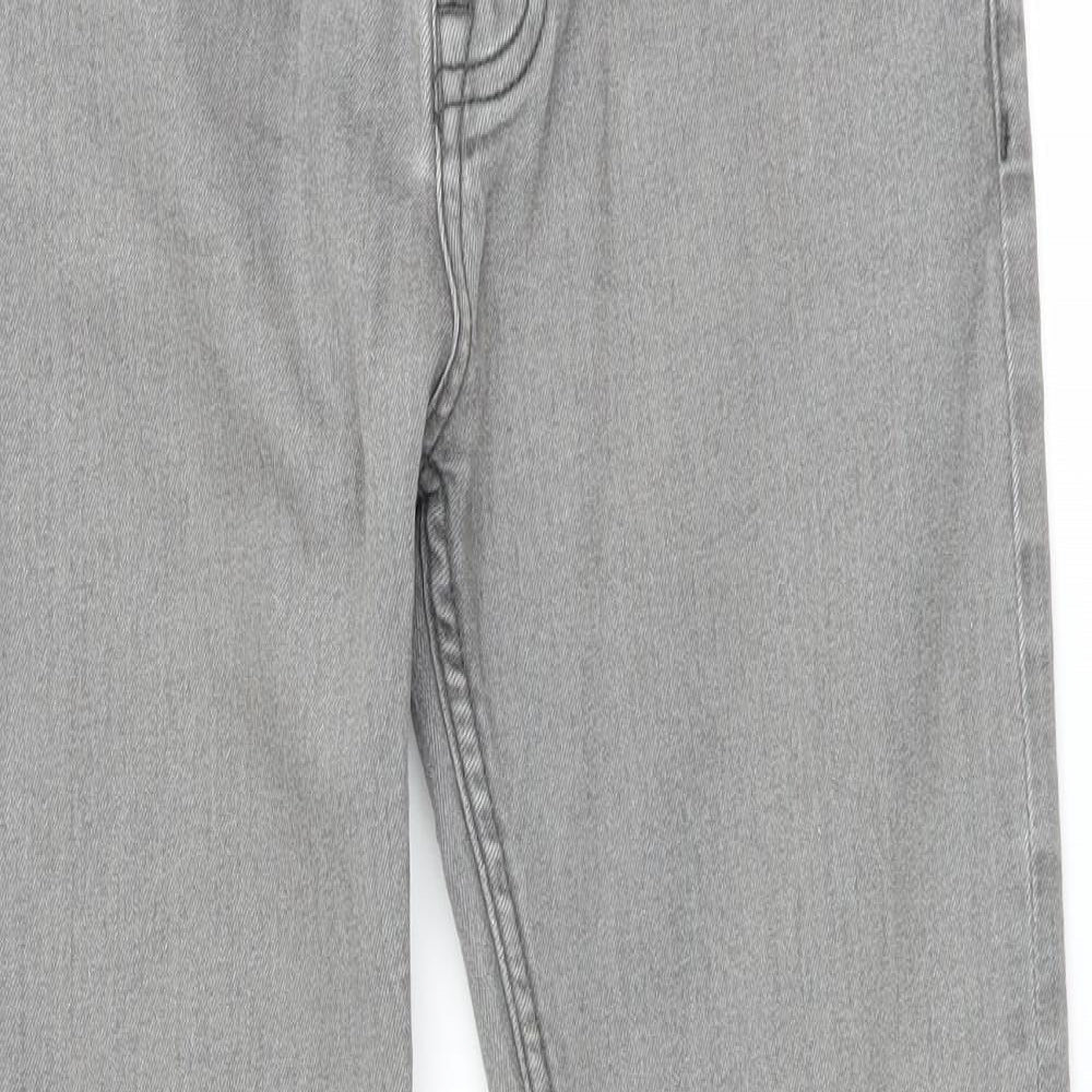 Denim & Co. Womens Grey   Skinny Jeans Size 28 L30 in