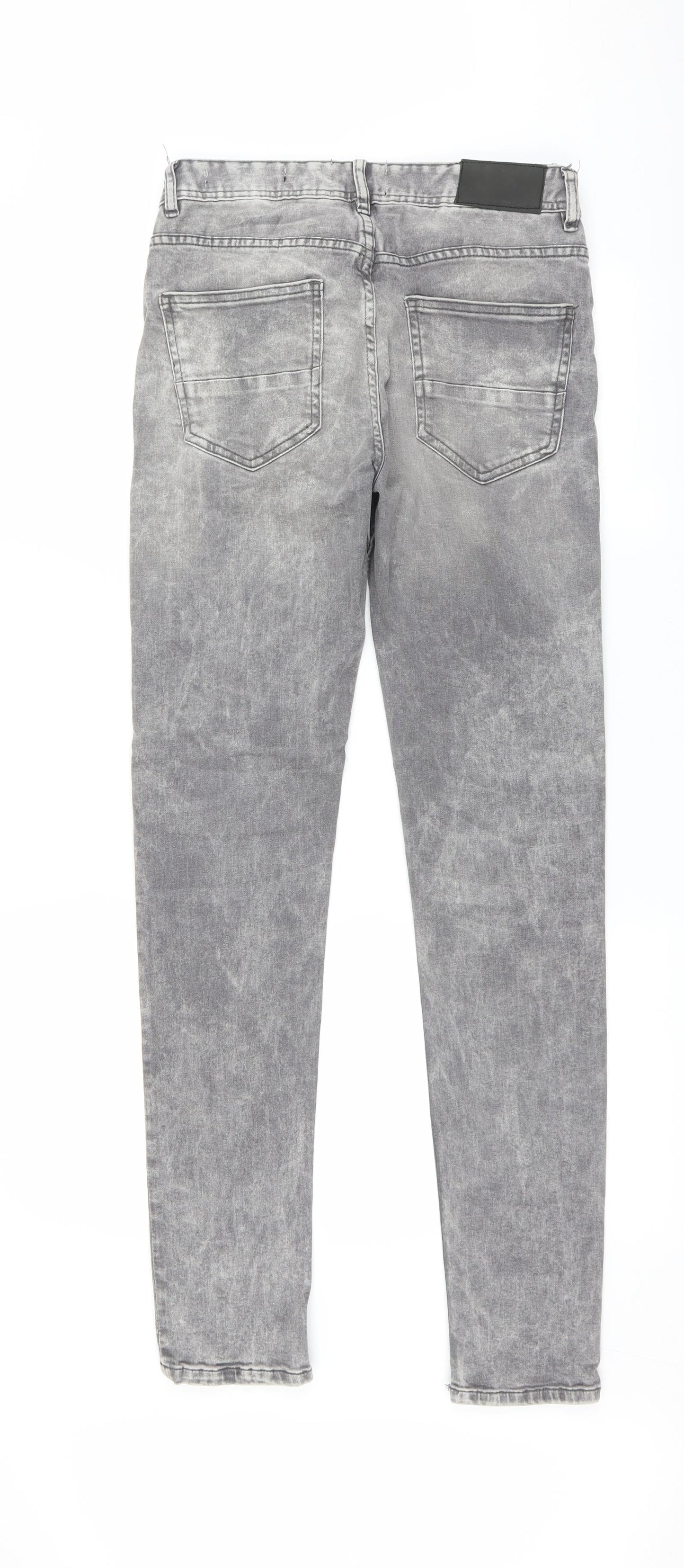 Denim & Co. Womens Grey   Skinny Jeans Size 28 L32 in