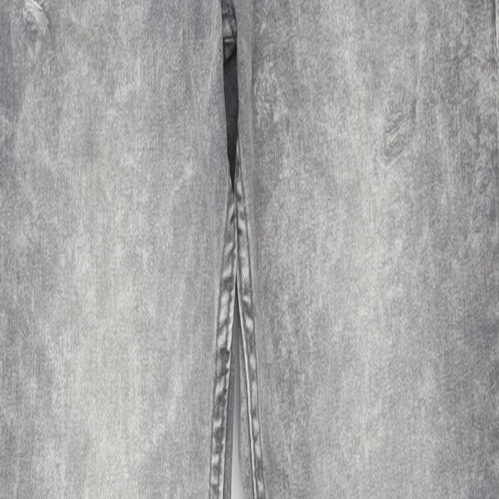 Denim & Co. Womens Grey   Skinny Jeans Size 28 L32 in