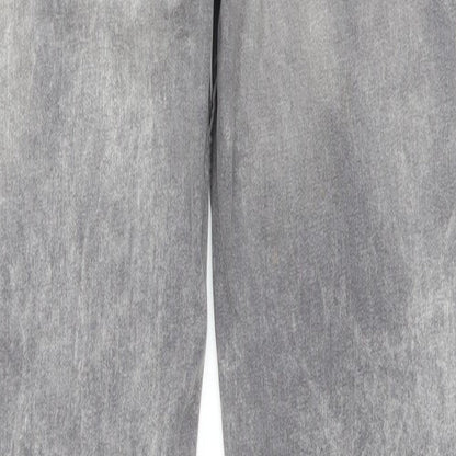 Denim & Co. Womens Grey   Skinny Jeans Size 28 L32 in