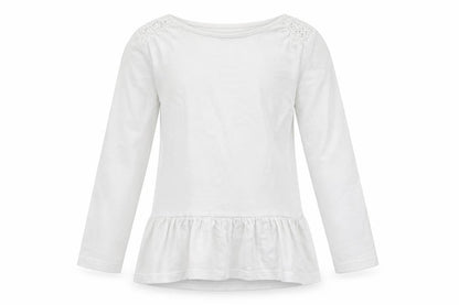 TU Girls White   Basic T-Shirt Size 7 Years