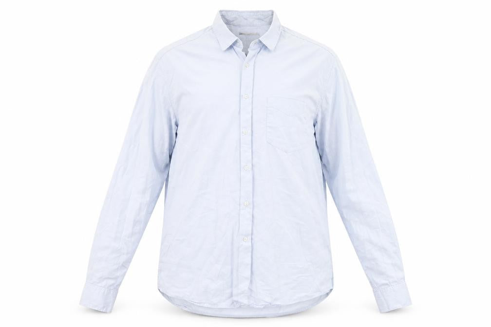 Mens UK Size XL ARUUTO Blue  Button-Up Long Sleeve Casual Shirt