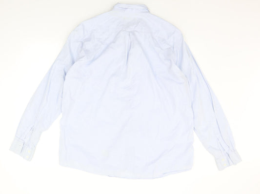 ARUUTO Mens Blue    Button-Up Size XL