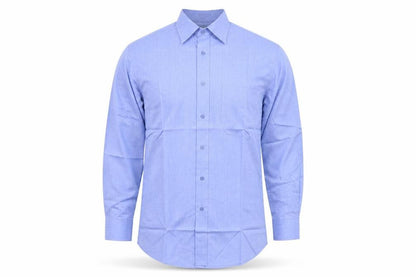 Mens UK Size 15.5 SAVATINI Blue  Button-Up Long Sleeve Casual Shirt