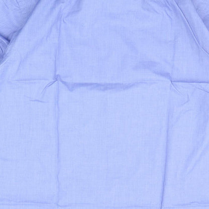 SAVATINI Mens Blue    Button-Up Size 15.5