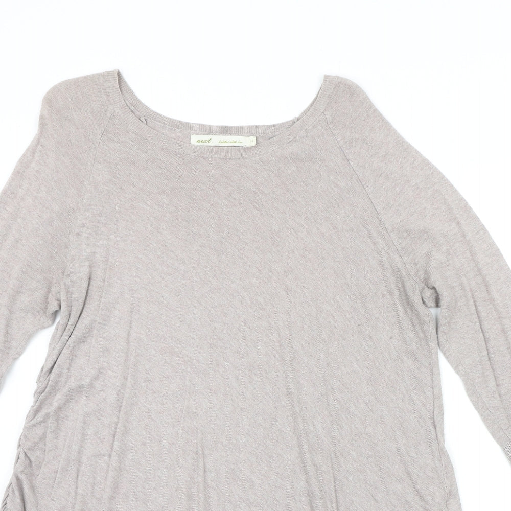 Womens UK Size 14 NEXT Beige Pullover Jumper