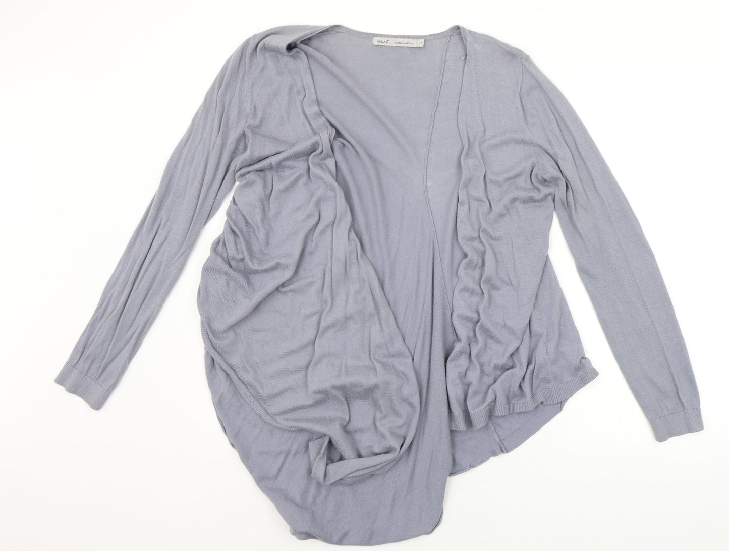 Womens UK Size 10 NEXT Grey Cardigan Jumper