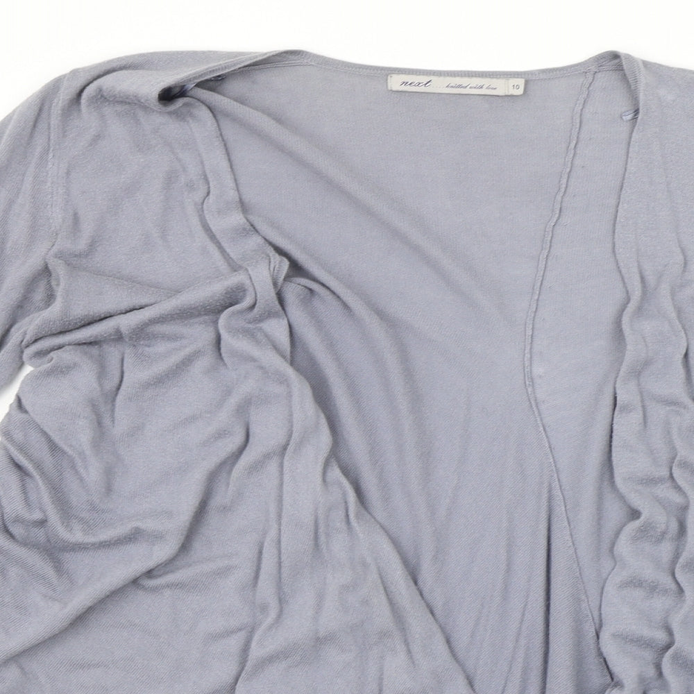 Womens UK Size 10 NEXT Grey Cardigan Jumper