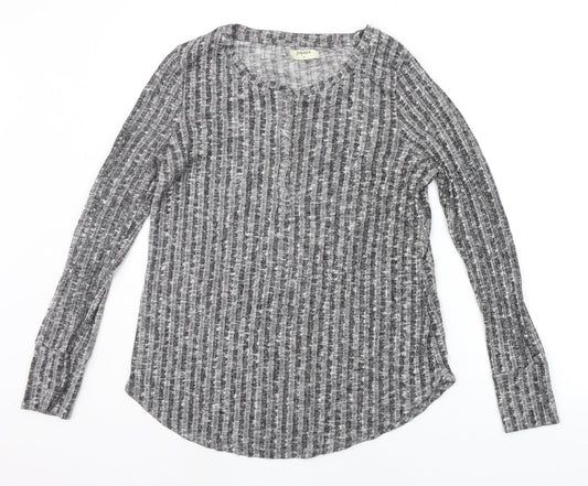 Womens UK Size 14 Papaya Grey Pullover Jumper