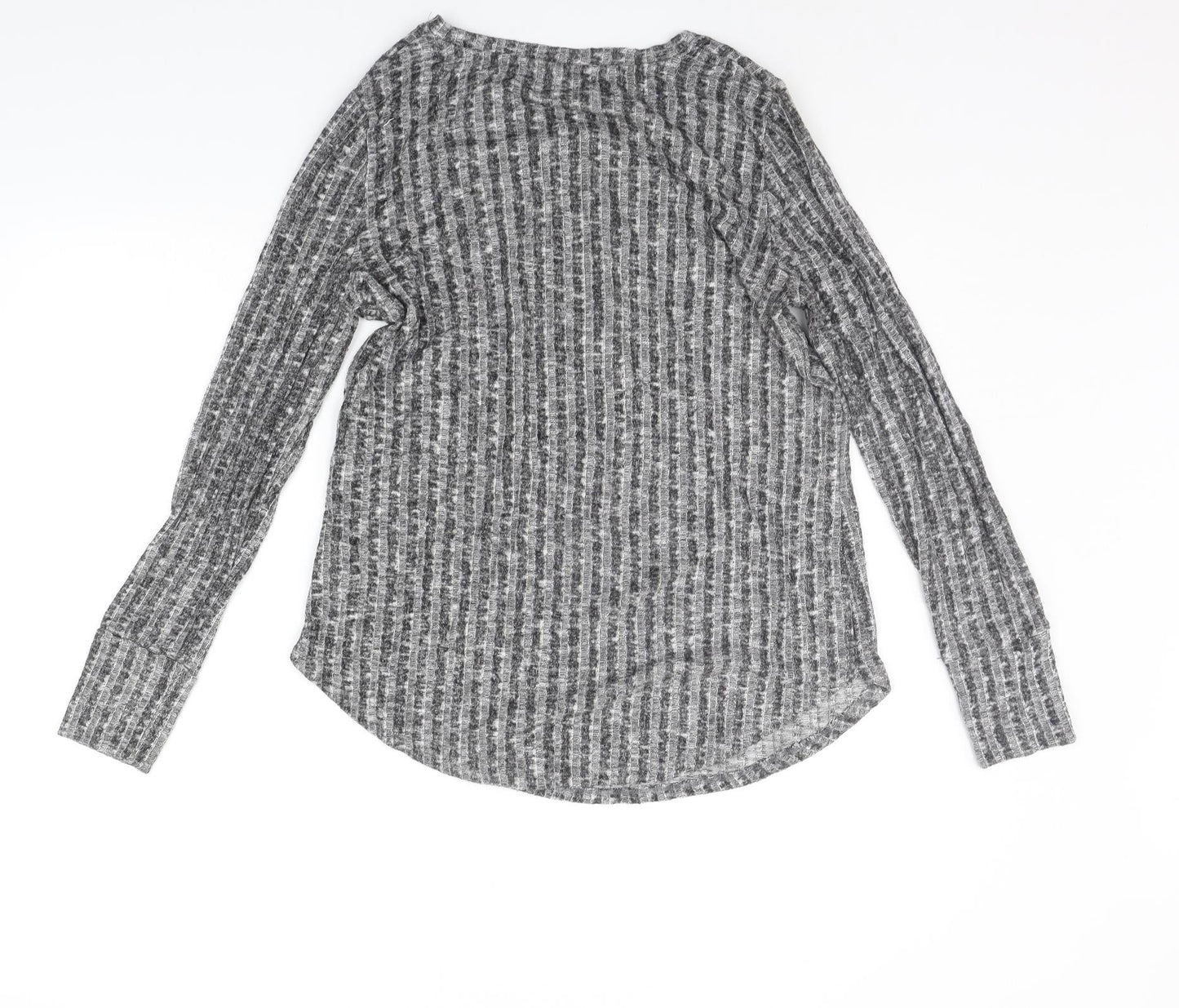 Womens UK Size 14 Papaya Grey Pullover Jumper