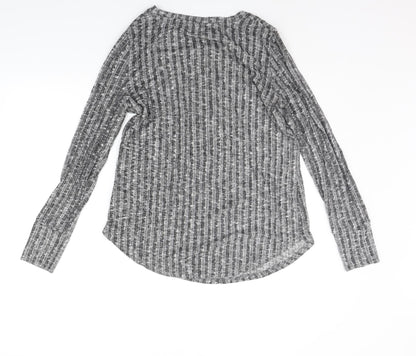 Womens UK Size 14 Papaya Grey Pullover Jumper
