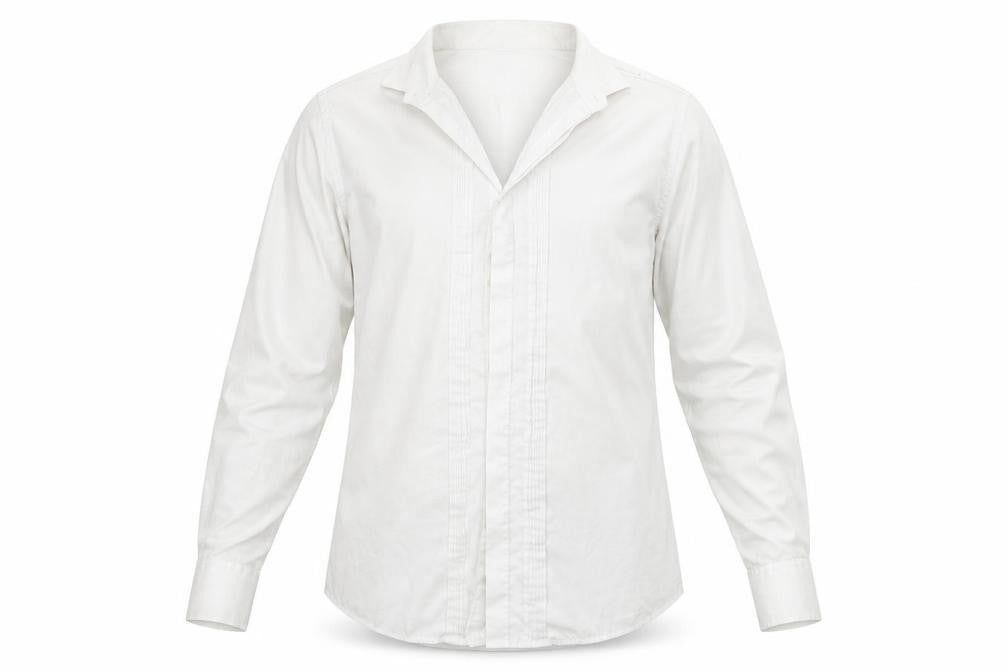 Mens UK Size 15.5 Tailor & Cutter White  Button-Up Long Sleeve Casual Shirt