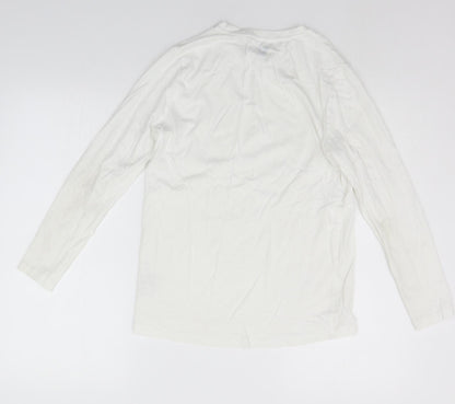 Very Girls White   Basic T-Shirt Size 13 Years